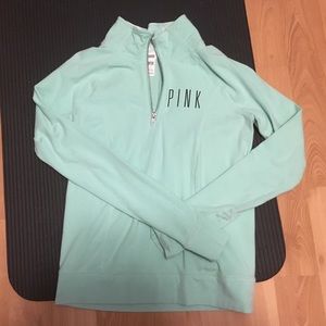 PINK half zip athletic jacket