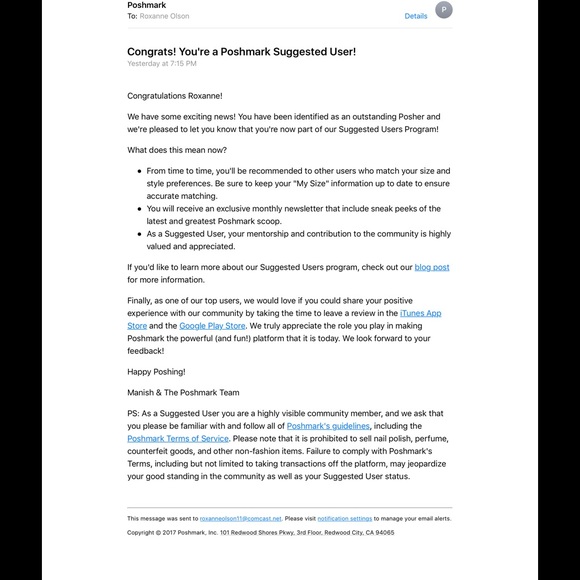 MOM'S A POSH AMBASSADOR! - Picture 2 of 4