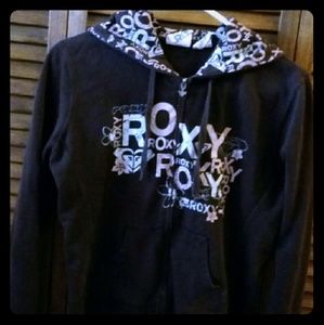 Roxy brown hoodie sz med/ small