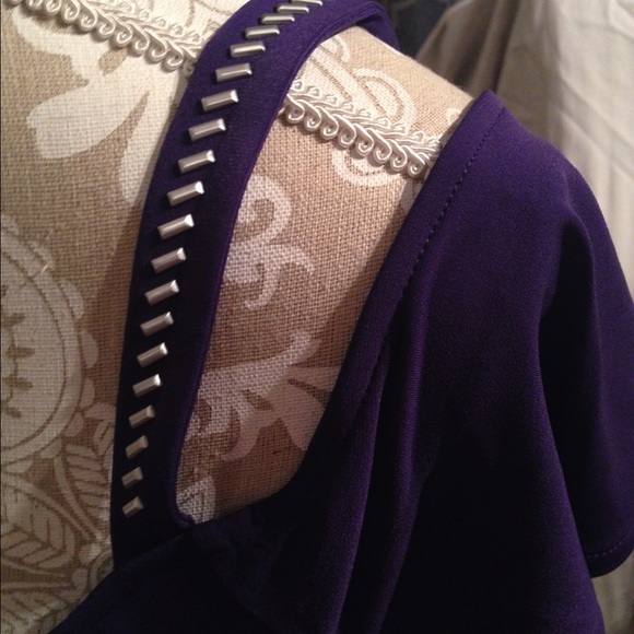 NWT Michael Kors cold shoulder detail blouse top S - Picture 4 of 4