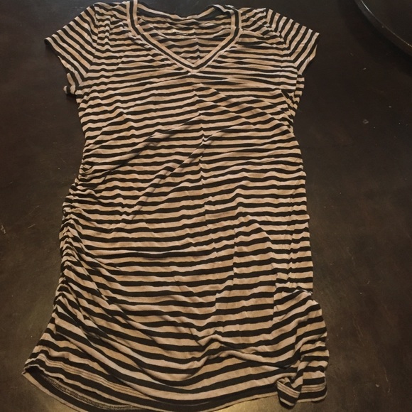 Striped maternity tee