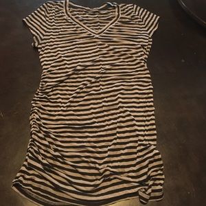 Striped maternity tee
