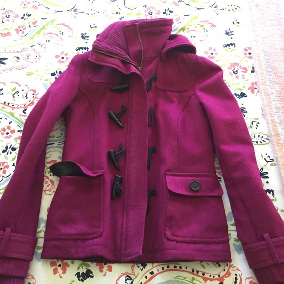 Magenta Delia's Pea Coat XS