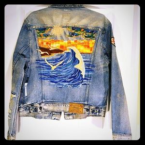 POLO RALPH LAUREN Distressed Denim Jacket NWT