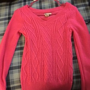 Hot pink sweater