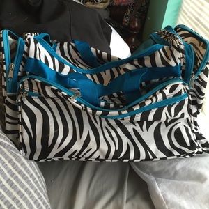 Zebra travel bag