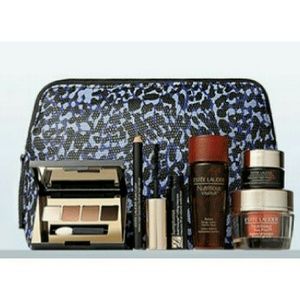 Estee Lauder Cosmetic bag + makeup