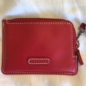 Fossil Red Wristlet never used