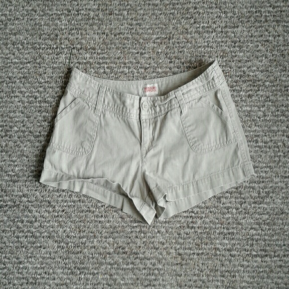 Tan Jean shorts