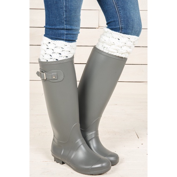 Gorgeous gray rain boots! NEW! {24 hour drop!}