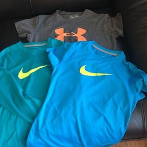 Lot of three shirts, 2 Nike & 1 Underarmour