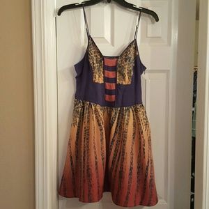 Ecote multicolor mini dress