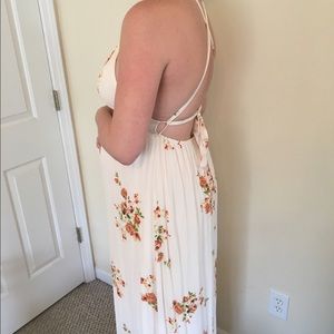 Floral boutique maxi dress Maternity size lg