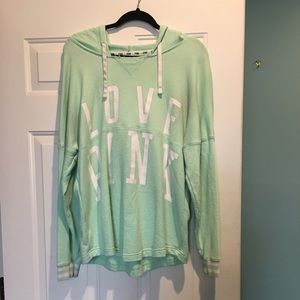 PINK pullover hoodie!