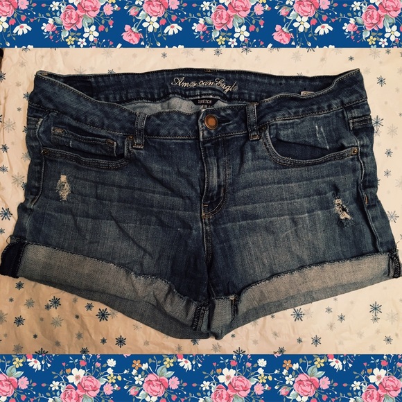 American Eagle Stretch Jean Shorts