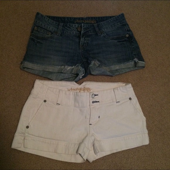 2 Pairs of size 2 American Eagle Denim Shorts