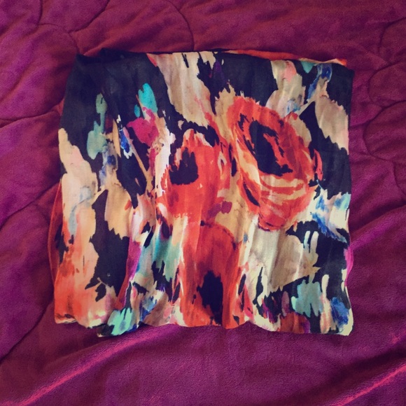 Kate Spade Floral Scarf
