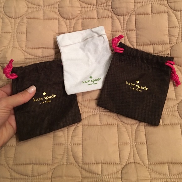 Set of 3 Kate Spade jewelry bags