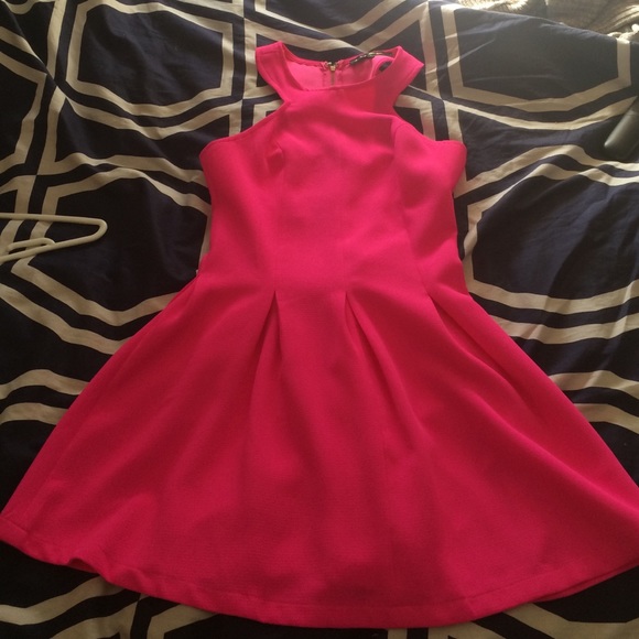 hot pink dress