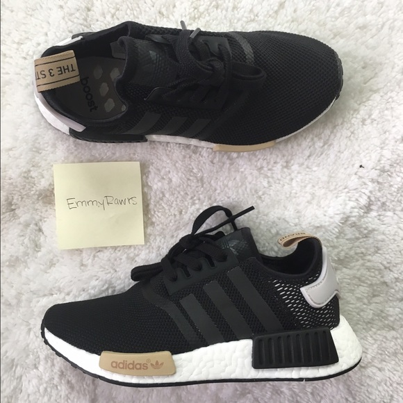 Sold •• New Adidas NMD R1 Black - Picture 3 of 4