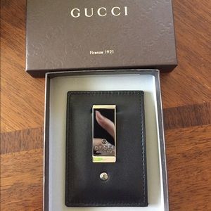 GUCCI Men's Leather Card Case