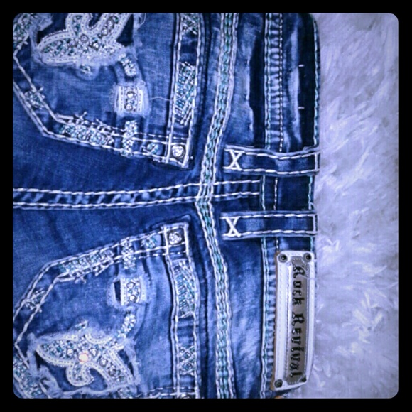Rock revival size 24 skinny jeans