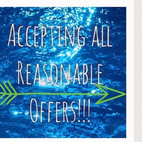 Accepting all reasonable offers!