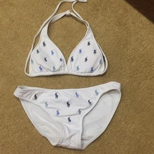 SUPER SALE😍👙Ralph Lauren Polo white horse bikini
