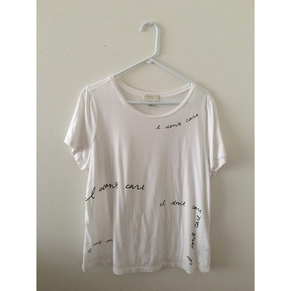 Wildfox Tops - "I don't care" Top