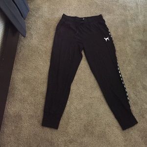 PINK skinny collegiate pant