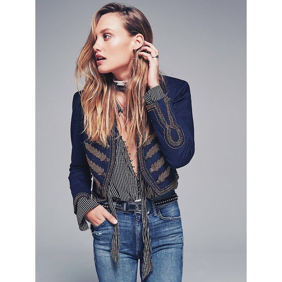 Free people embellished and jacket