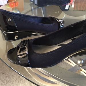 Ann Klein Sport Open Toe Wedge 6.5M