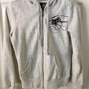 Fox women's front zip hoodie