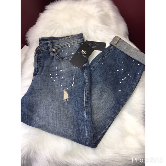 SOLD Rock  Republic Sz 10 12  Boyfriend Jeans - Picture 3 of 5