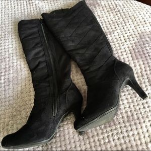 Black Suede Boots