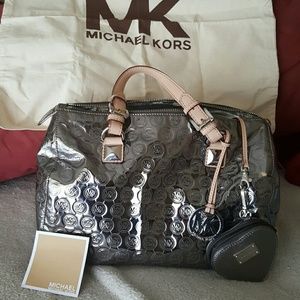 Michael Kors satchel Grayson mirror tote in medium