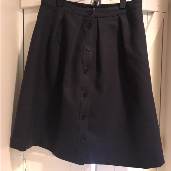 J. Crew Flair skirt in double serge Wool