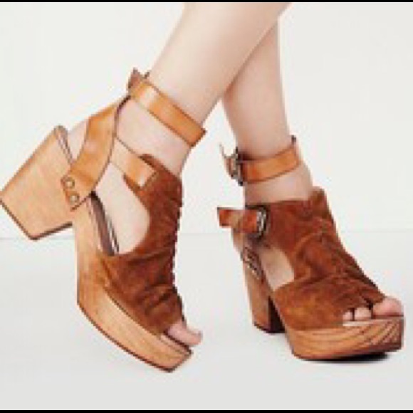 Free people suede clog