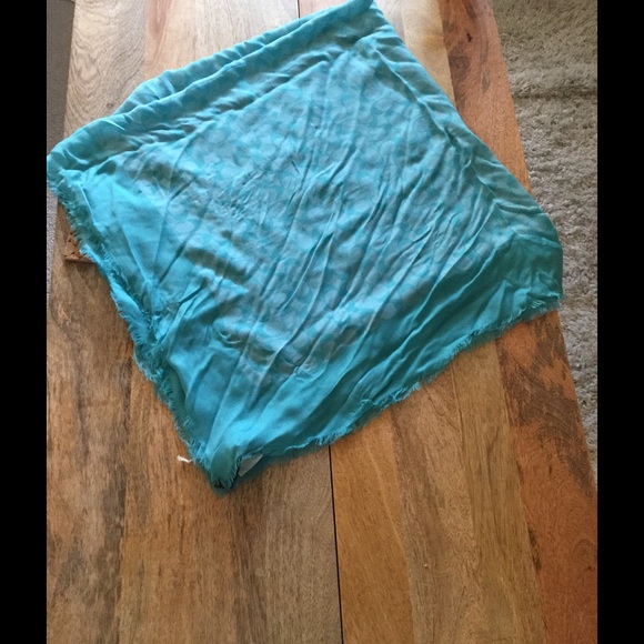 Coach Scarf in Cadet Blue - Picture 3 of 3