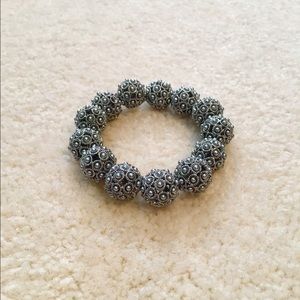 Ann Taylor - Silver Bead Bracelet