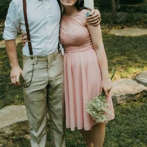 Short David's bridal dress in "ballet"