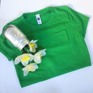 Gap Green Scoop T-Shirt Sweater Size Small