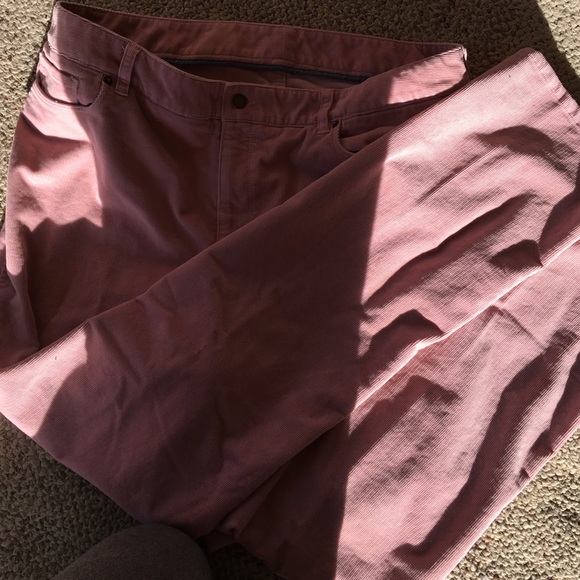 Pink LL Bean Casco Corduroy Straight Leg pants - Picture 3 of 4