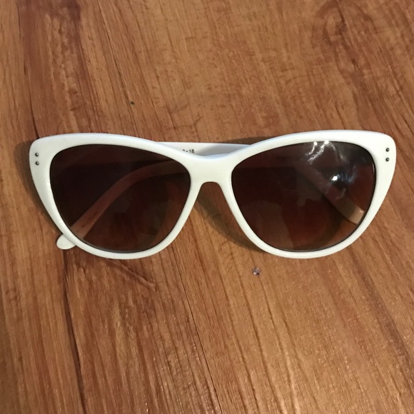 Forever 21 Accessories - White Cat Eye Sunglasses