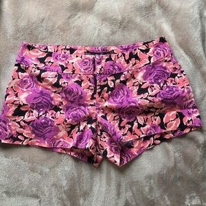 Floral print shorts