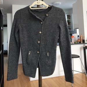 Dark gray Zara button up jacket / blazer