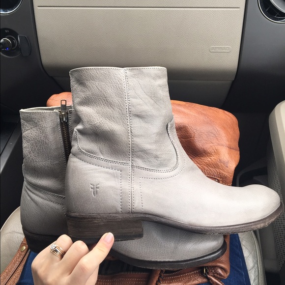 Gray Frye Booties - GUC!