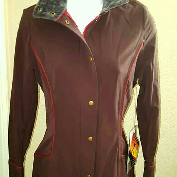 Lizzie Driver Ridgeway Jacket-Egg Plant w/ Faux Fu