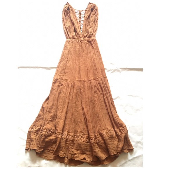 JEN'S PIRATE BOOTY FREE PEOPLE JADE TRAILING DRESS - Picture 3 of 4