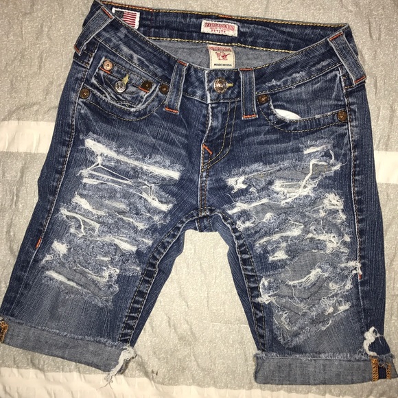 True Religion bermuda shorts